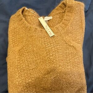 NWT Cozy Knit Sweater in Warm Brown
